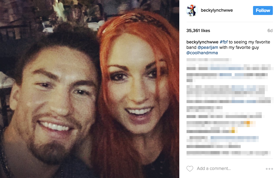 Luke Sanders’ girlfriend Becky Lynch