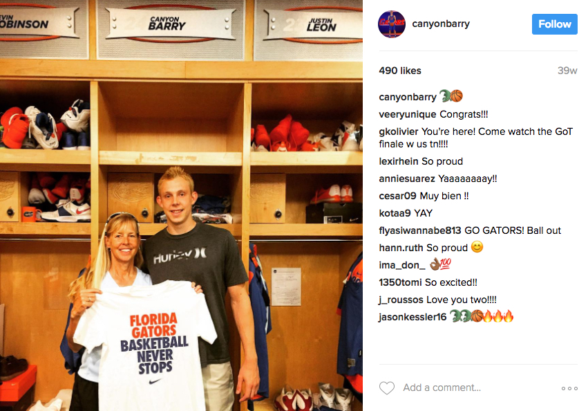 Canyon Barry’s Parents Rick and Lynn Barry