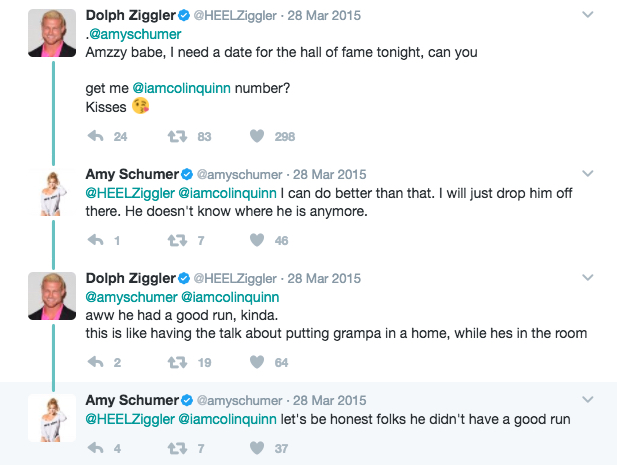 Dolph Ziggler’s Ex-Girlfriend Amy Schumer