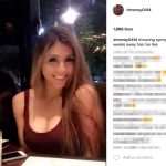 Lonzo Ball's girlfriend Denise Garcia - Instagram