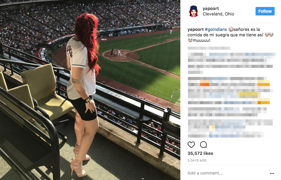 Edwin Encarnacion’s Girlfriend Karen Yapoort