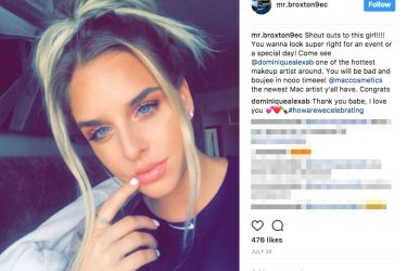 Keon Broxton's Girlfriend Dominique Alexa - Instagram