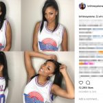 Kevin Durant's girlfriend Brittney Elena- Instagram