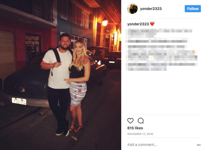 Yonder Alonso’s Wife Amber Alonso