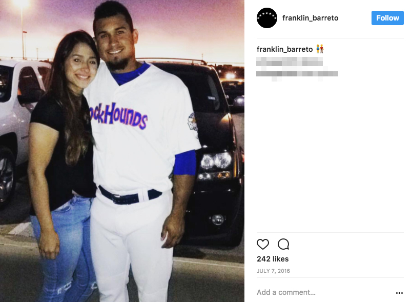 Franklin Barreto’s Girlfriend Michelle Vega