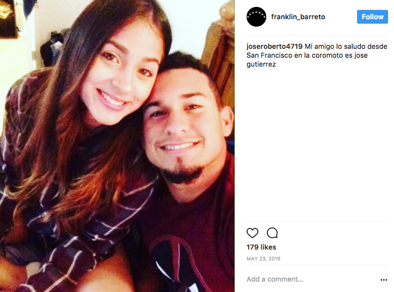 Franklin Barreto’s Girlfriend Michelle Vega