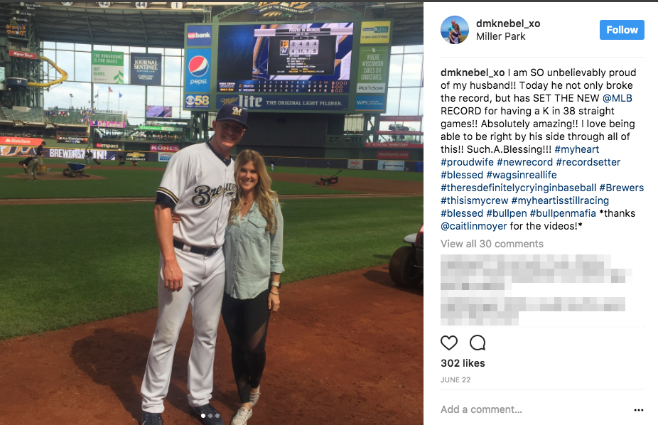 Corey Knebel’s Wife Danielle Knebel