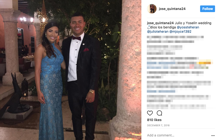 Jose Quintana’s Wife Michel Quintana