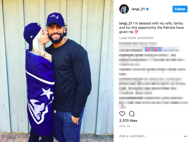 Harvey Langi’s Wife Cassidy Langi