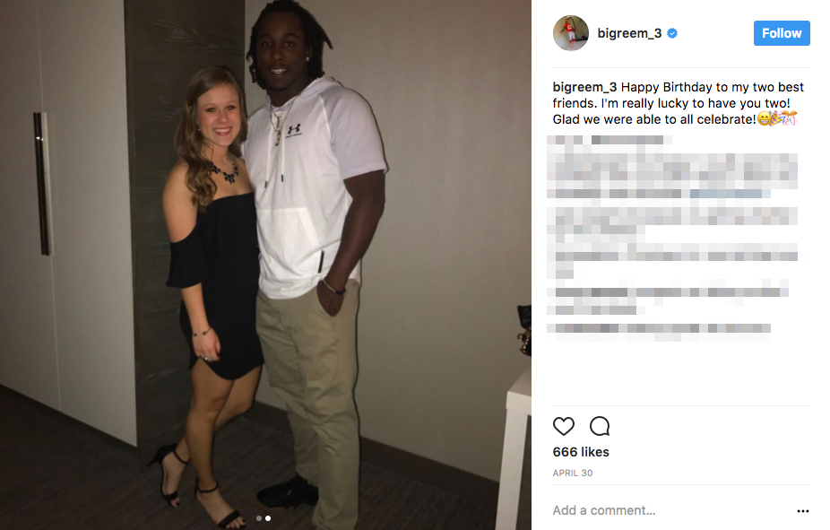 Kareem Hunt’s Girlfriend Julianne Orso?