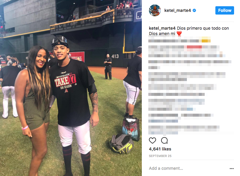 Ketel Marte’s Girlfriend Elisa Guerrero