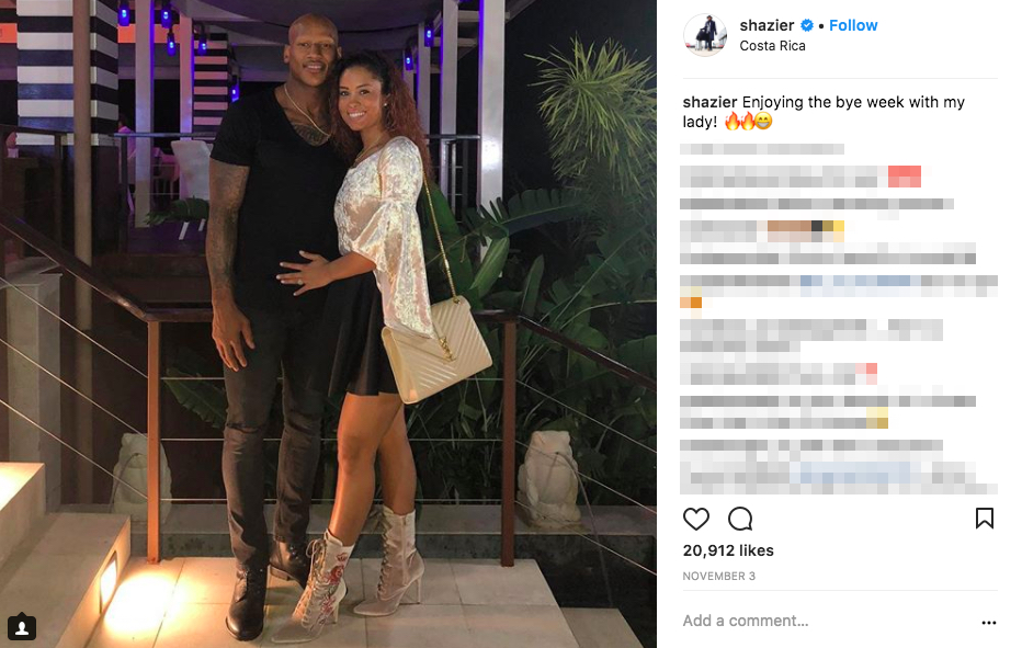 Ryan Shazier’s Wife Michelle Shazier