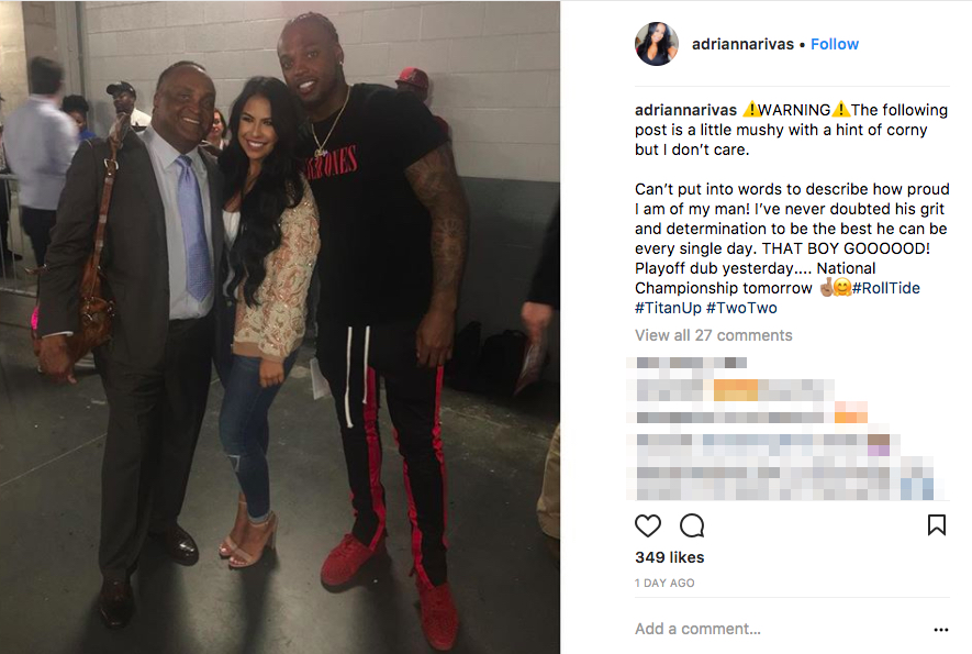 Derrick Henry’s Girlfriend Adrianna Rivas