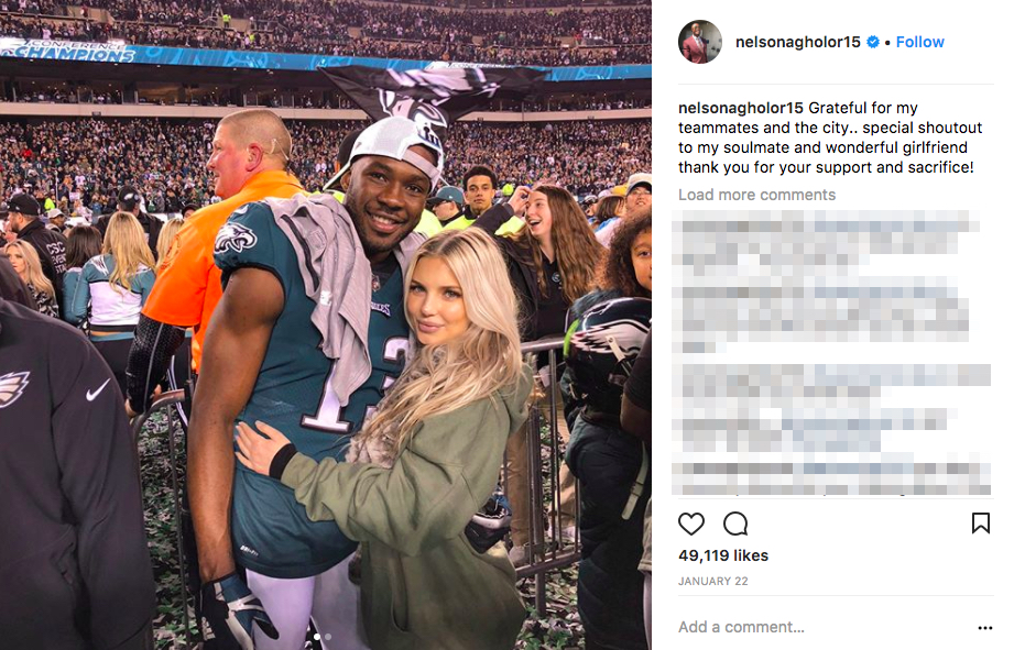 Nelson Agholor’s Girlfriend Viviana Volpicelli