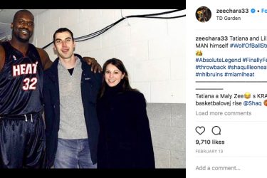 Zdeno Chara's wife Tatiana Chara - Instagram