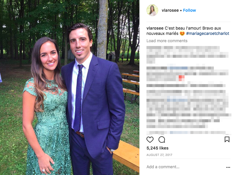 Marc-Andre Fleury’s wife Veronique Fleury