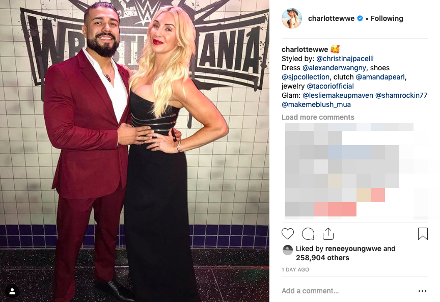 Charlotte Flair’s boyfriend Andrade Cien Almas