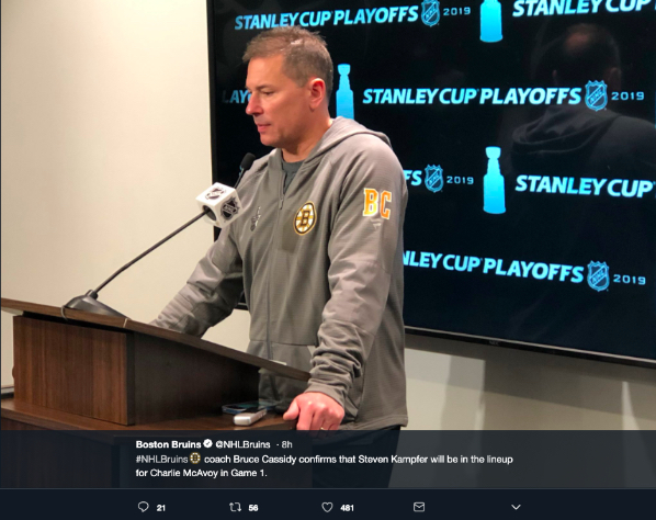 Bruce Cassidy’s wife Julie Cassidy
