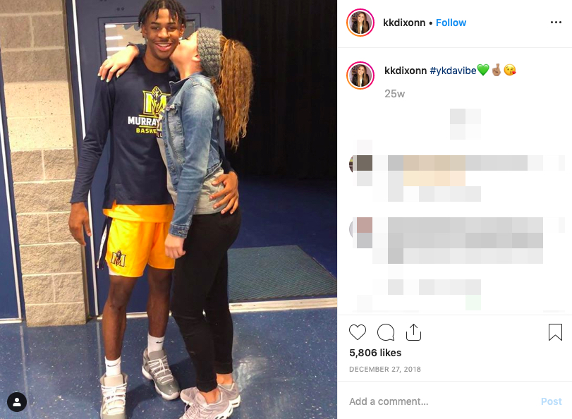 Ja Morant’s girlfriend history