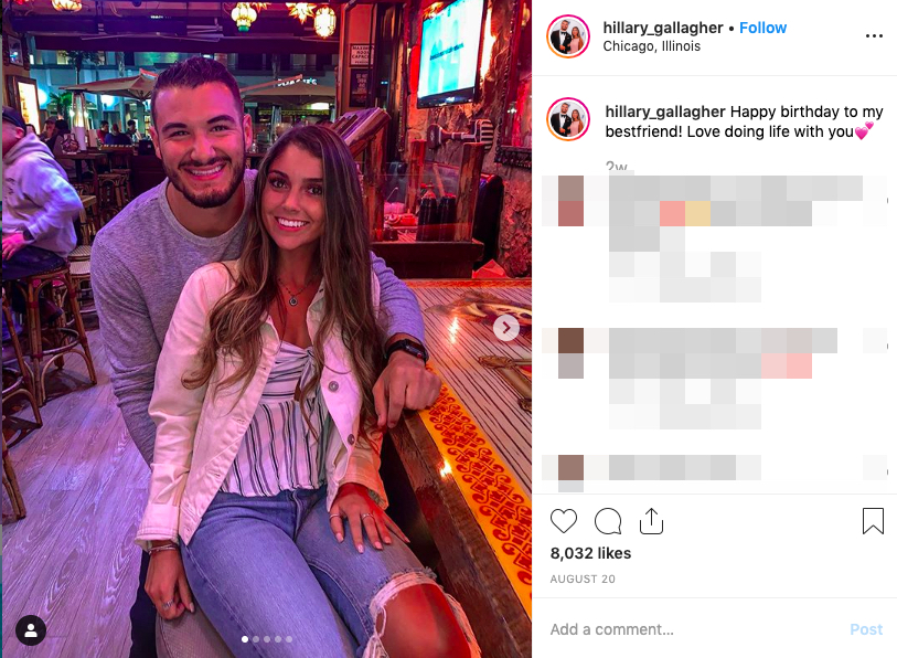 Mitchell Trubisky’s girlfriend Hillary Gallagher