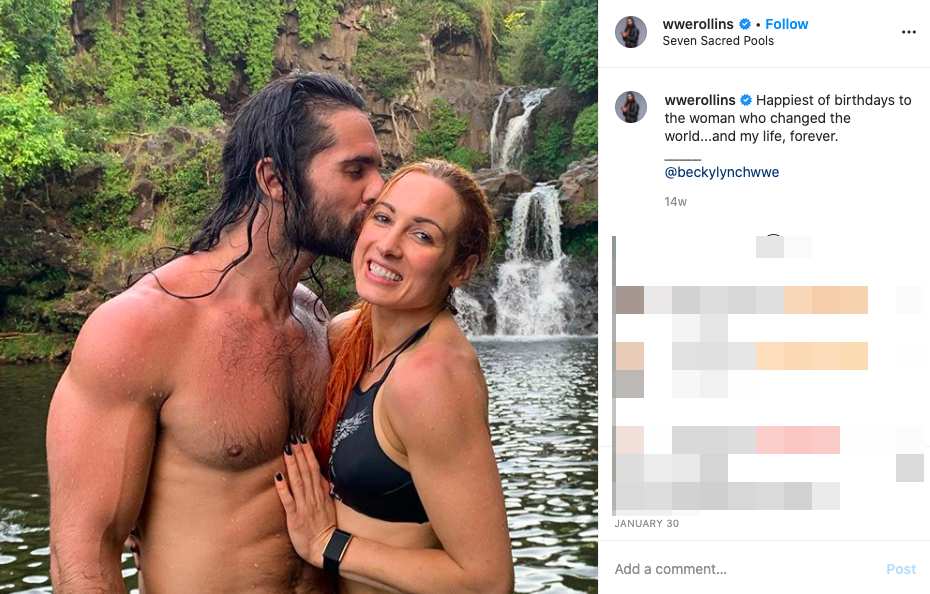 Becky Lynch’s husband (to be) Seth Rollins