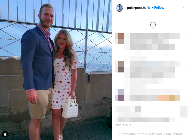 Pete Alonso’s girlfriend Haley Walsh