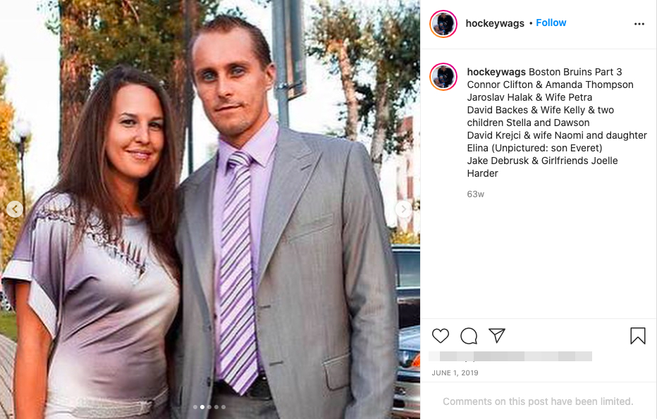 Jaroslav Halak’s wife Petra Halak