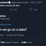 Genie Bouchard Tweet