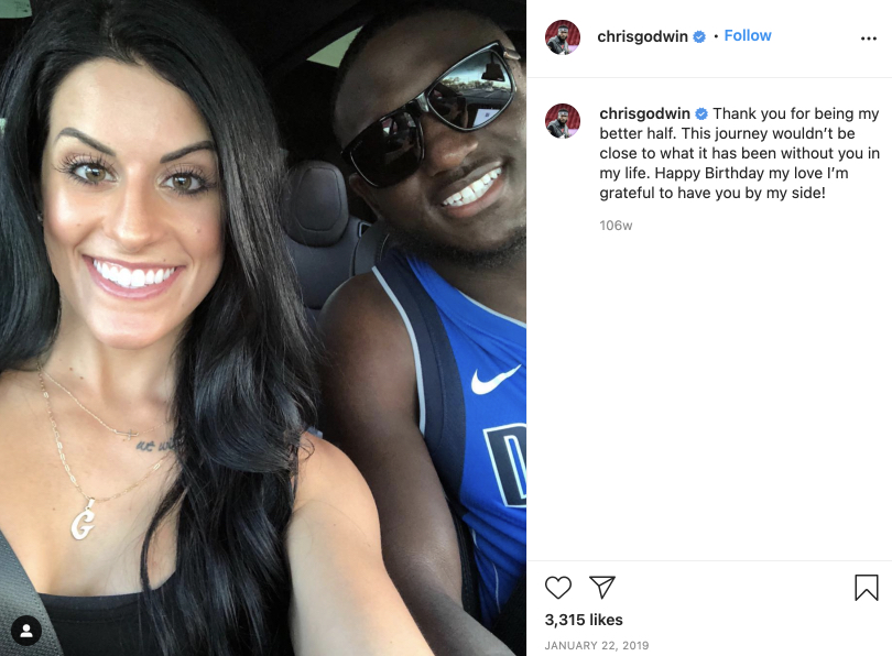 Chris Godwin’s girlfriend Mariah DelPercio