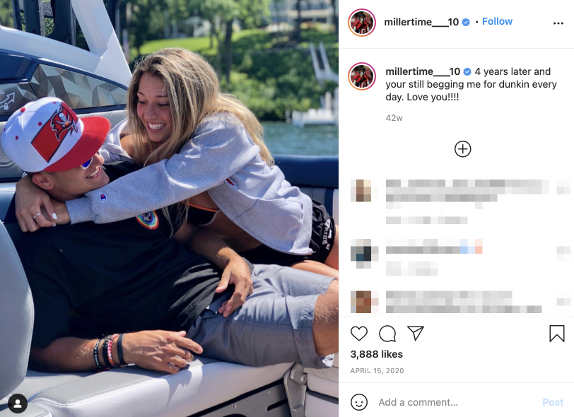 Scotty Miller’s wife Jenna Rizkalla