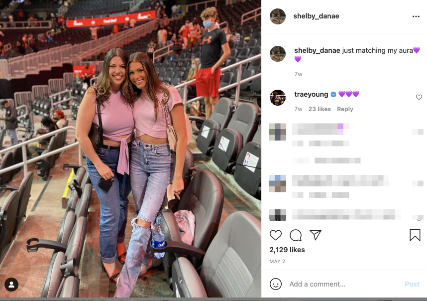 Trae Young’s girlfriend Shelby Miller
